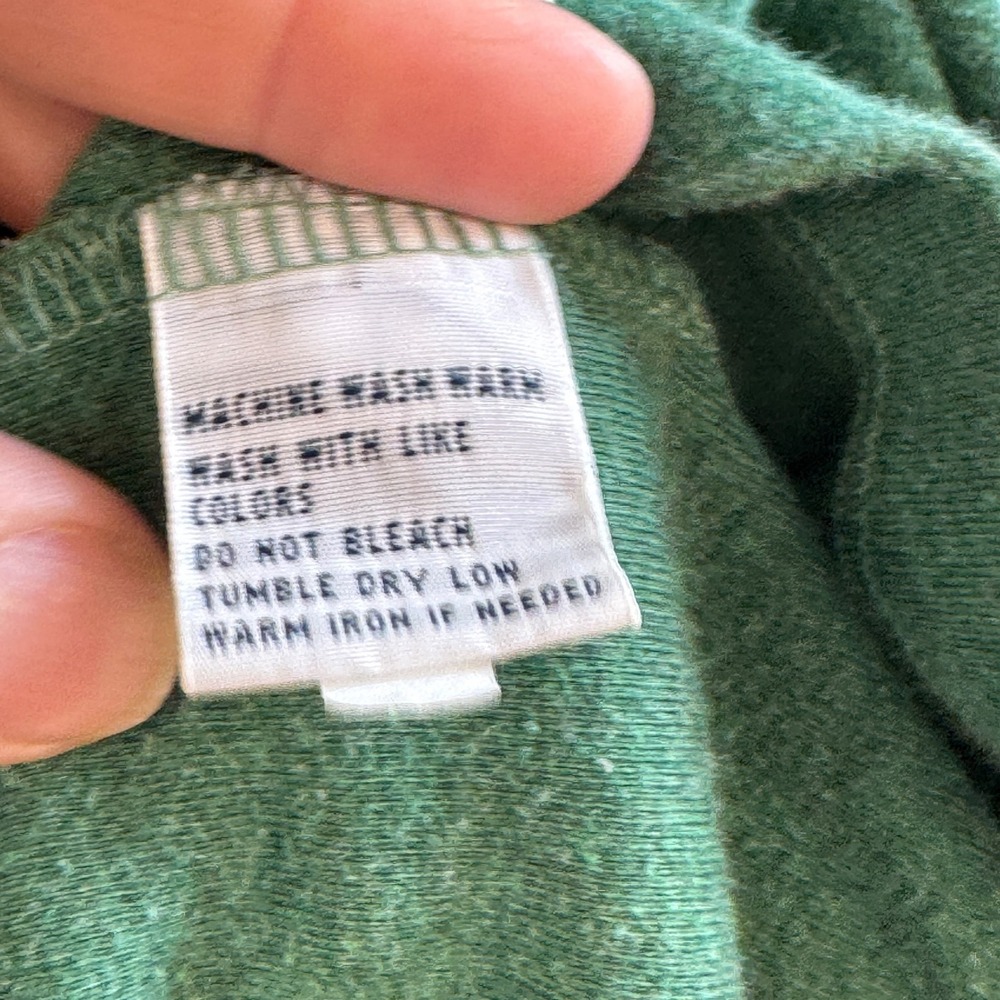 Polo Ralph Lauren L/S Polo Shirt XXL Green Cotton Classic Preppy Heritage‎ READ - Picture 4 of 9